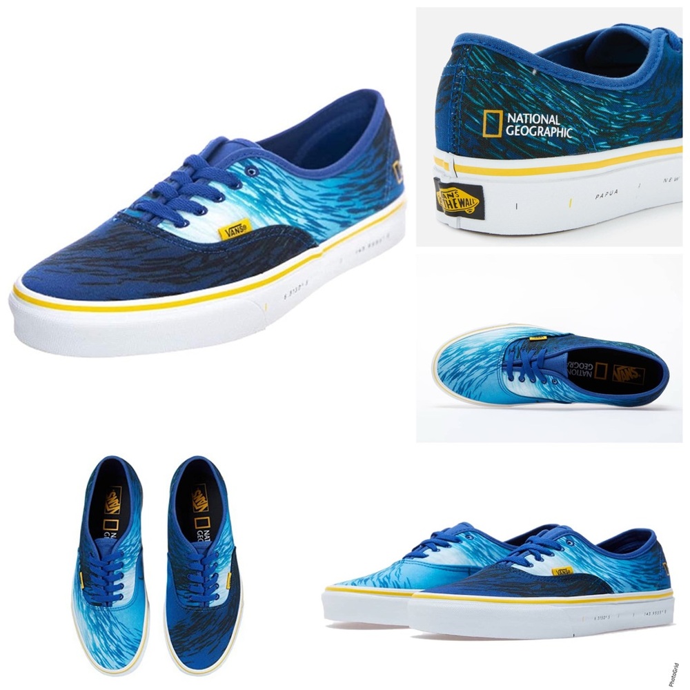 Vans Authentic x National Geographic Ocean Sneakers
